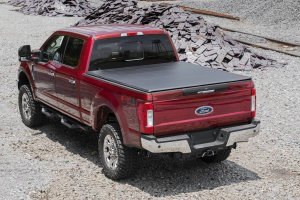 Ford F-250 Super Duty Soft Tri-Fold Bed Cover - Rough Country - Tri-Fold - '17-'24 Ford F-250 Super Duty Soft Tri-Fold Bed Cover - Rough Country - Tri-Fold - '17-'24